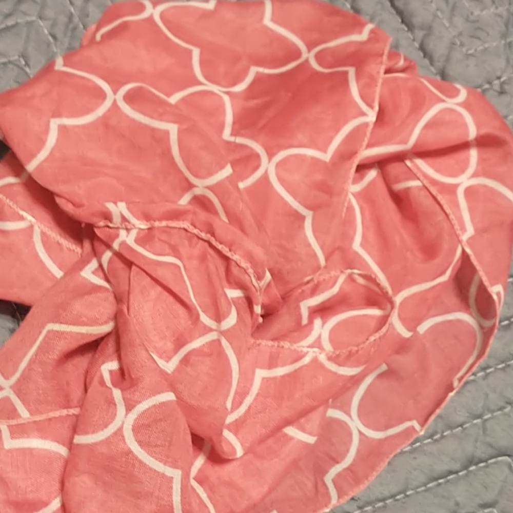 Pink scarf